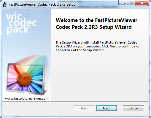 FastPictureViewer Codec Pack
