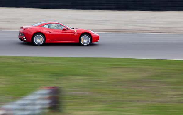 Ferrari op Zandvoort; meetrekken Ferrari op Zandvoort; meetrekken