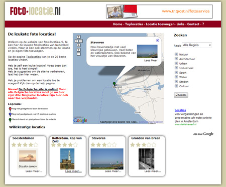 Foto-locatie.nl screenshot Foto-locatie.nl screenshot