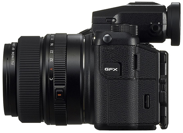 Fujifilm GFX 50s Fujifilm gfx 50s side