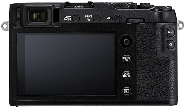 Fujifilm x e3 back