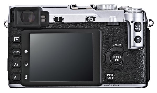 Fujifilm X-E1 back