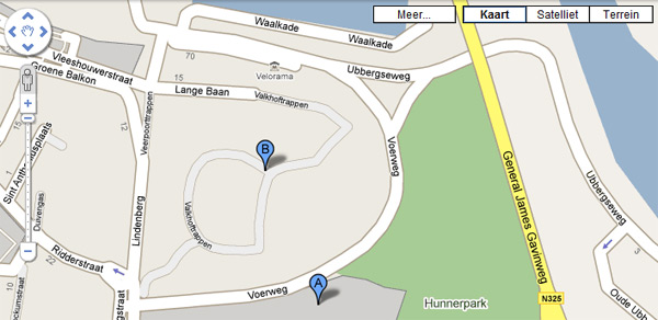 Google Maps voor locaties Google Maps