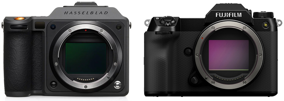 Hasselblad X2D II 100C vs Fujifilm GFX 100S II Hasselblad X2D II 100C vs Fujifilm GFX 100S II