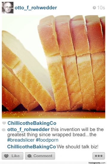 Histagram sliced bread Histagram sliced bread