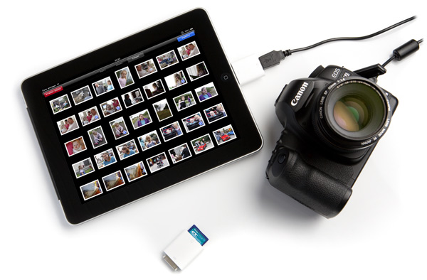 Apple iPad Camera Connection Kit en camera