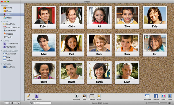 iPhoto gezichtsherkenning iPhoto gezichtsherkenning