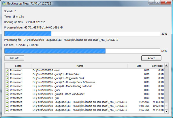 KPN Online Backup - Screenshot KPN Online Backup - Screenshot