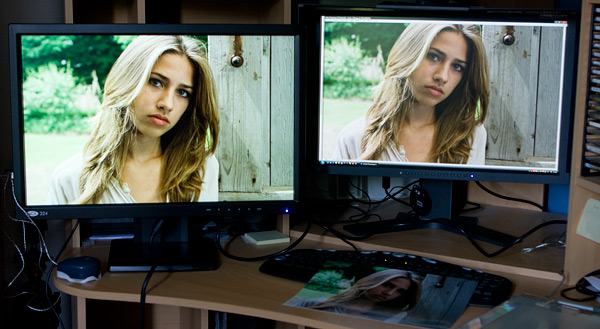 De LaCie 324 vergeleken met de Eizo CG241W De LaCie 324 vergeleken met de Eizo CG241W