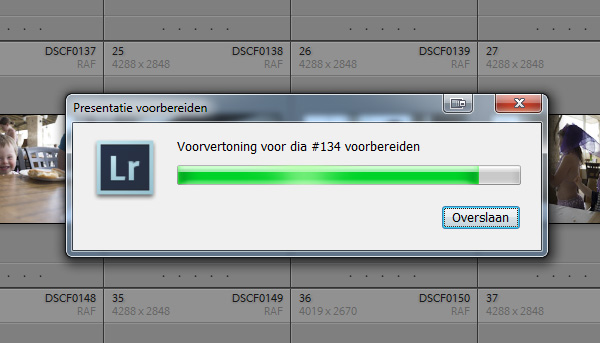 Lightroom Diashow genereren Lightroom Diashow genereren