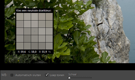 Lightroom pipetje behouden Lightroom pipetje behouden
