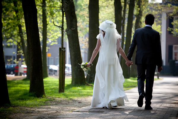 Wandelend naar het Kasteel