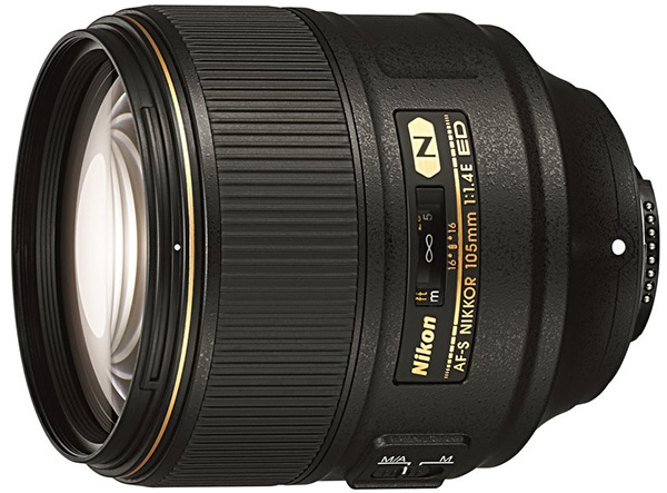 AF-S NIKKOR 105mm f/1.4E ED Nikkor 105mm f14