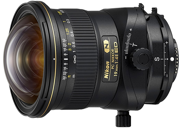 Nikkor 19mm f4 tilt shift