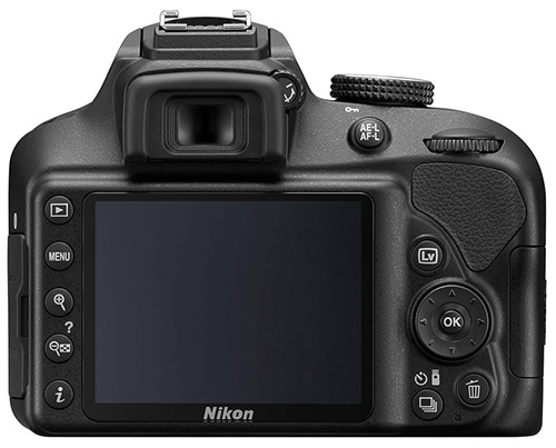 Nikon d3400 back