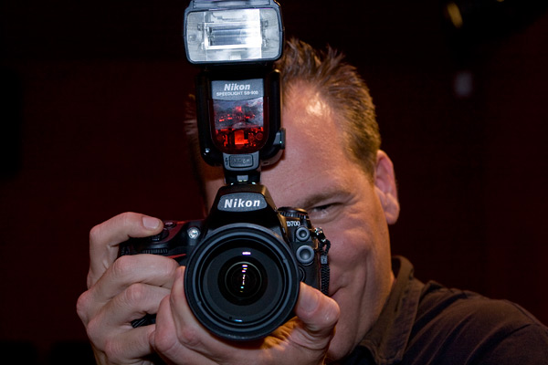 Remco (Zoom.nl) met de Nikon D700