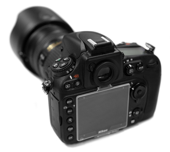 Nikon D800; achterkant Nikon D800 back