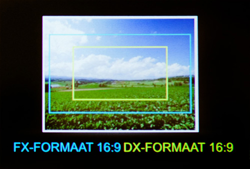 Nikon DX en FX filmformaat