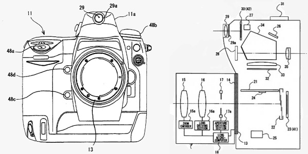 Nikon zoekerbeeld patent