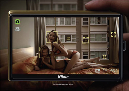 Nikon S60 advertentie