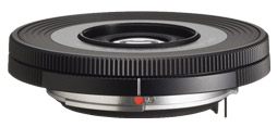 Pentax Pancake objectief; 40mm f/2.8 Pentax Pancake objectief; 40mm f/2.8