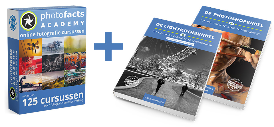 Vakantiegeld actie: 125+ cursussen + Lightroombijbel + Photoshopbijbel