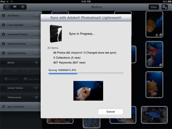 Photosmith App voor de iPad