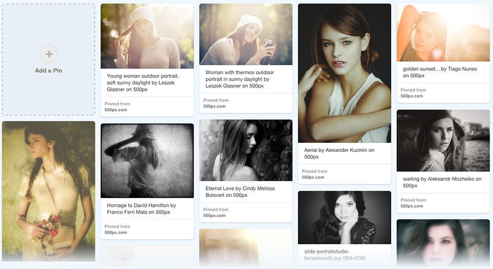 Pinterest moodboard Pinterest moodboard