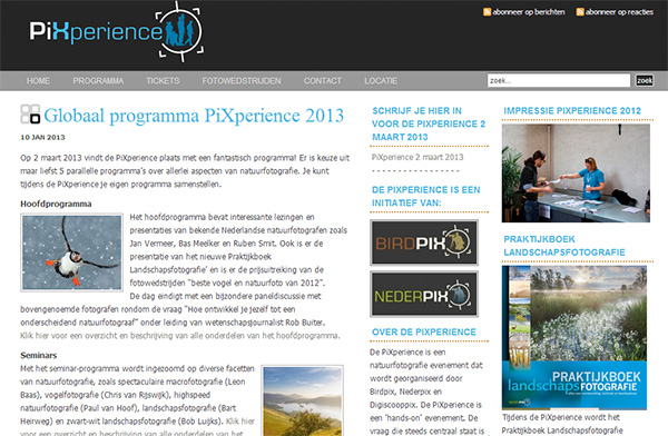 Pixperience site