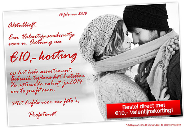 Profotonet valentijnsactie