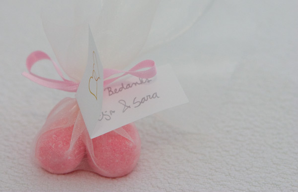Roze bedankjes Roze bedankjes