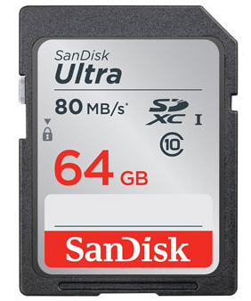 SanDisk 64 GB SDXC UHS-I