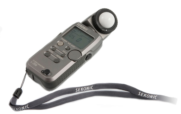 Sekonic Lichtmeter Sekonic on white