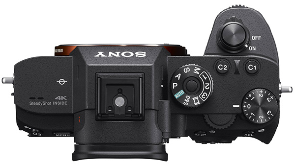 Sony a7r III Sony a7r iii top