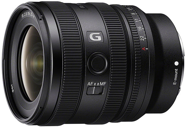 Sony fe 16 25mm f28g