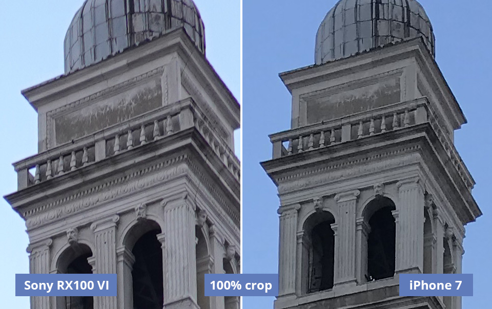 Sony RX100 VI versus iPhone7 Sony RX100 VI versus iPhone7