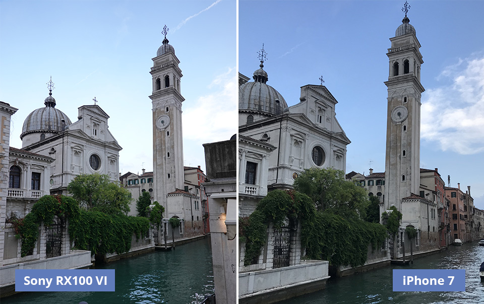 Sony RX100 VI versus iPhone Sony RX100 VI versus iPhone