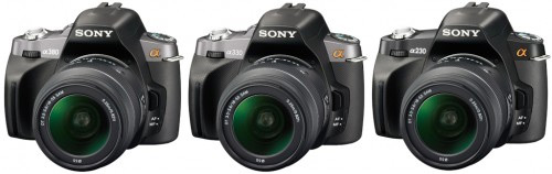 Sony a230, a339 en a380 Sony a230, a339 en a380