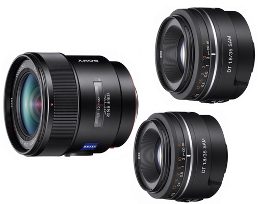 Sony's nieuwe 24mm, 35mm en 85mm objectieven