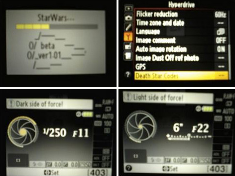 Star wars firmware screenshots