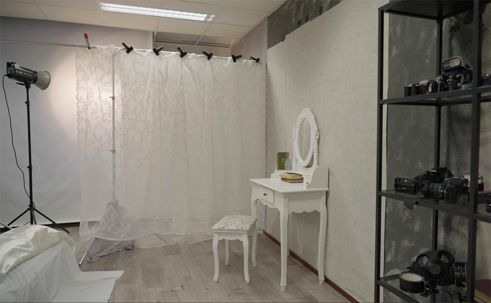 Kamer in de studio