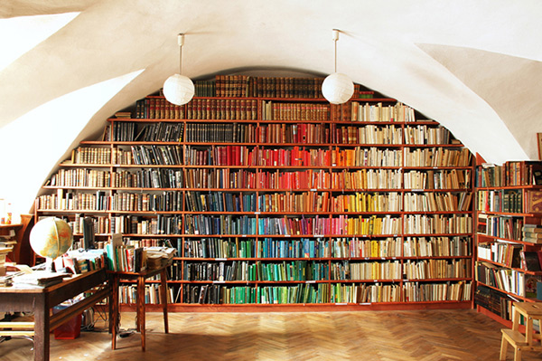 The rainbow library 2011 door Peter Puklus