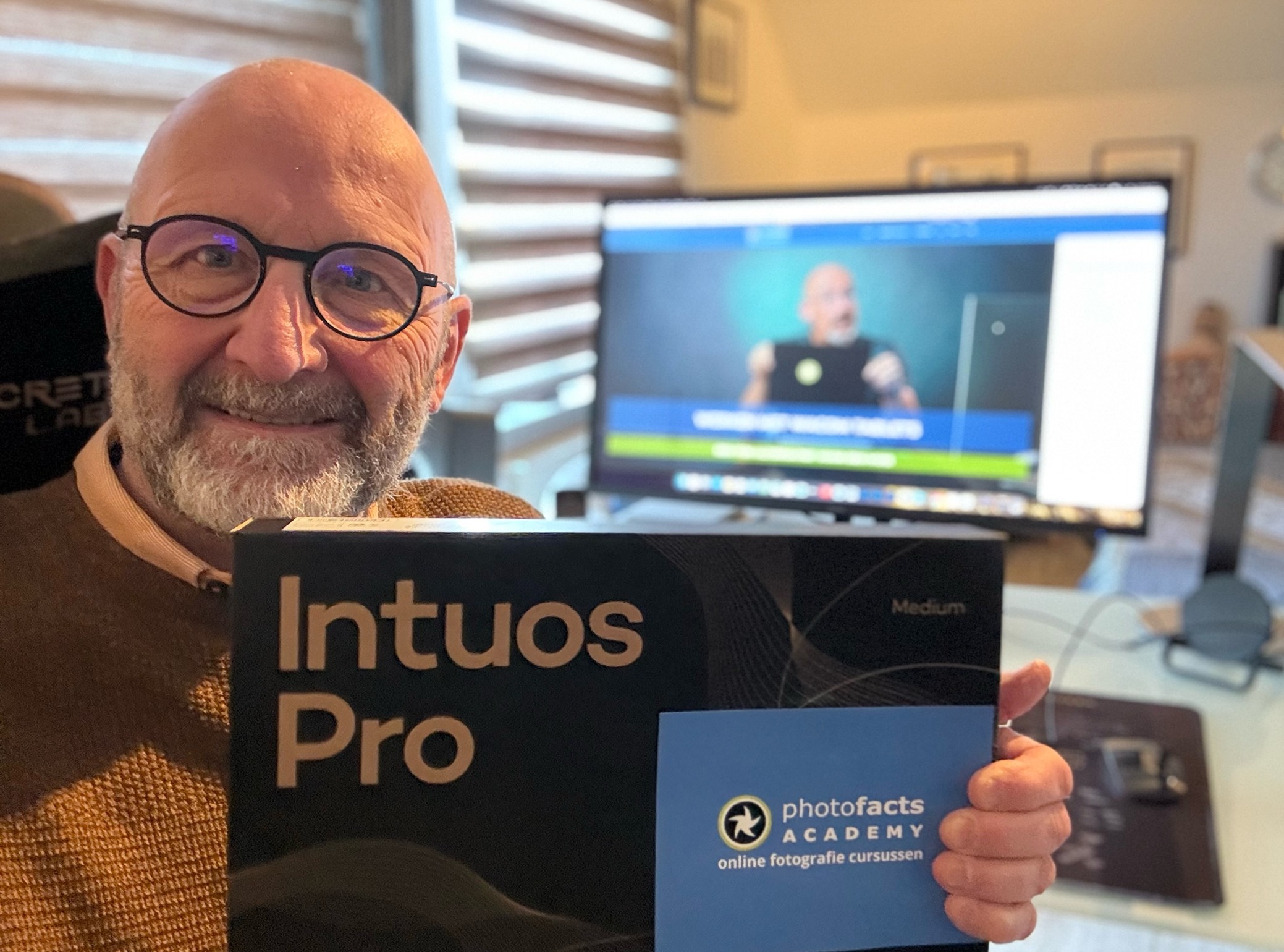 Marc met zijn Wacom Intuos Pro