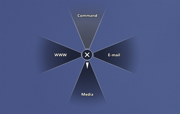 Wacom Command knop