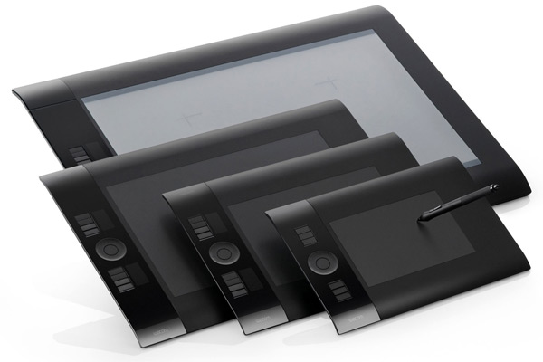 De Wacom Intuos4 in vier formaten De Wacom Intuos4 in vier formaten