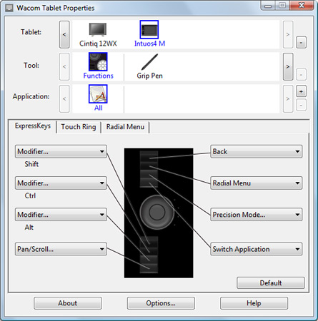 Wacom Tablet Properties Wacom Tablet Properties