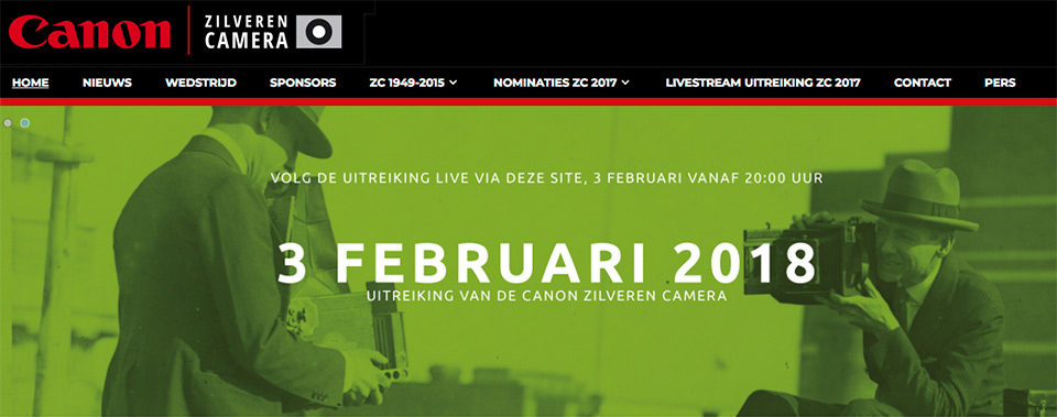 Zilveren camera 2017 site Zilveren camera 2017 site