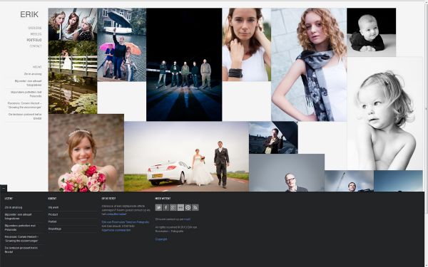 Screenshot website erikvanrosmalen Screenshot website erikvanrosmalen
