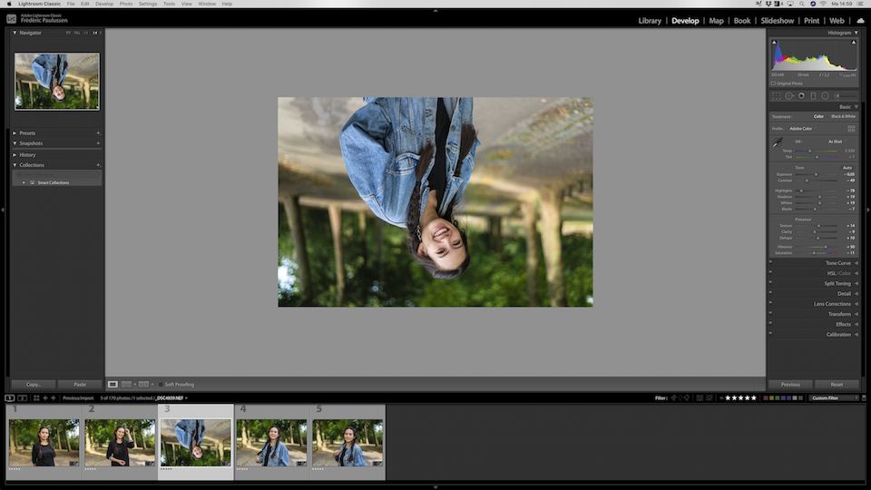 Ondersteboven in Adobe Lightroom