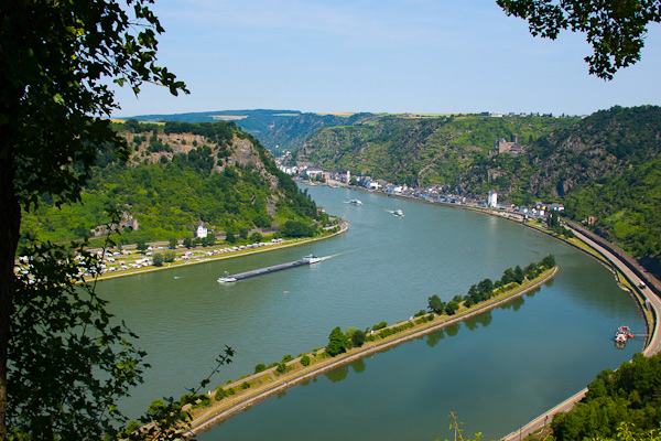 Uitzicht op de Rijn